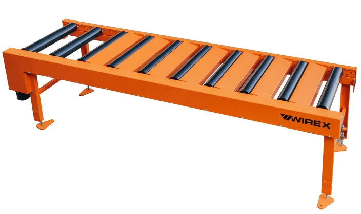 Przenośnik rolkowy z napędem