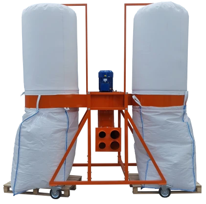 Odciąg trocin dwuworkowy