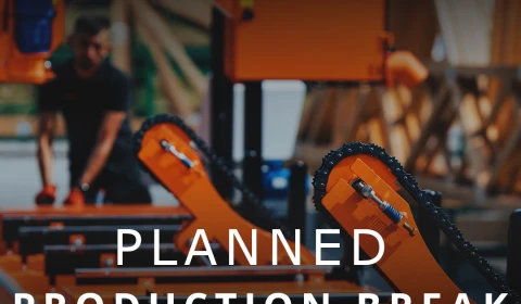 Planned production break 29th July - 9th August