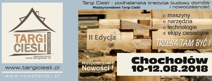 TARGI CIEŚLI CHOCHOŁÓW 10-12.08.2018