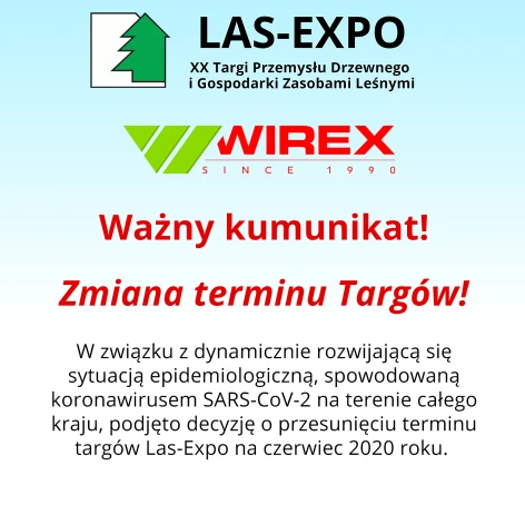TARGI LAS-EXPO 2020 - ZMIANA TERMINU