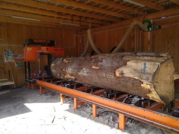 Pilarka CZ-1/WZM w akcji