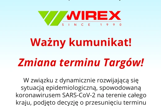 TARGI LAS-EXPO 2020 - ZMIANA TERMINU