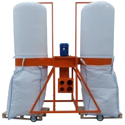 Odciąg trocin dwuworkowy